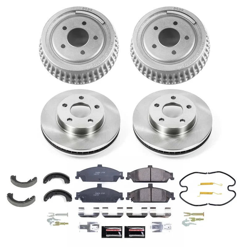 Power Stop Autospecialty Front & Rear Brake Kit fits 2003-2004 Oldsmobile Alero GL / 2000-2005 Pontiac Grand AM SE / 2000-...