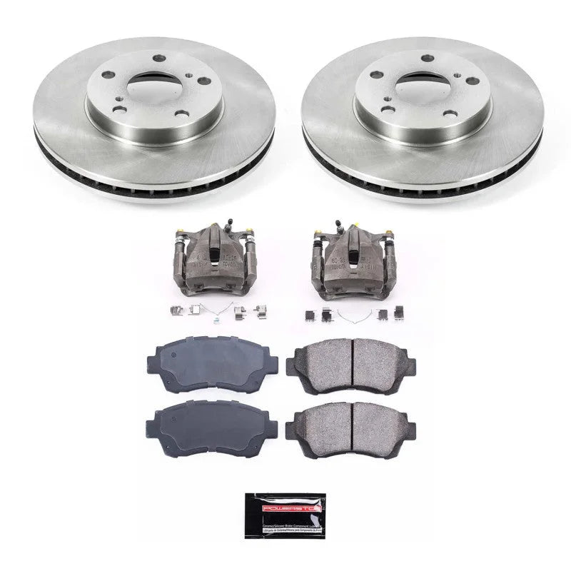 Power Stop Autospecialty Kit w/Calipers Front fits Toyota Sienna / 1998-2000 Toyota Sienna Ce / 1999 Toyota Sienna XLE