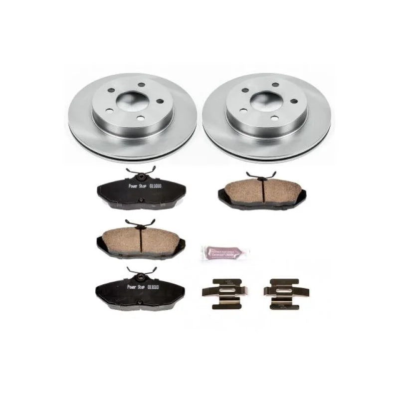 Power Stop Autospecialty Rear Brake Kit fits 1993-1997 Ford Thunderbird / 1993-1998 Lincoln Mark VIII / 1993 Mercury Cougar