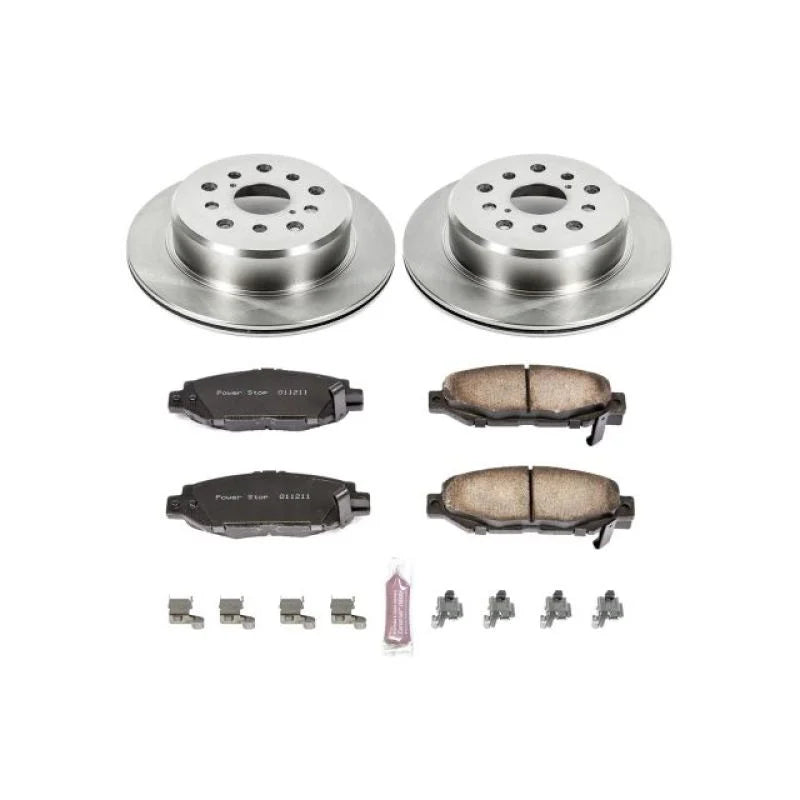 Power Stop Autospecialty Rear Brake Kit fits 1993-1997 Lexus GS300 / 1993-1998 Toyota Supra - Main Product View
