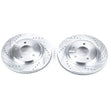 Load image into Gallery viewer, Power Stop Drilled &amp; Slotted Front Rotors Pair fits 1995 1996 Buick Regal / 1995-2001 Chevrolet Lumina / 1995-1999 Chevrol...