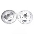Load image into Gallery viewer, Power Stop Drilled &amp; Slotted Rear Rotors Pair fits 1993-1997 Ford Thunderbird / 1993-1998 Lincoln Mark VIII / 1993 Mercury...