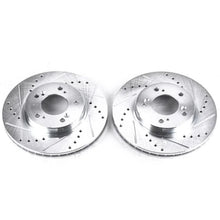 Load image into Gallery viewer, Power Stop Drilled &amp; Slotted Rotors Pair Front fits Acura Integra / 1997-1998 2000-2001 Acura Integra Type R / 1991-1993 A...