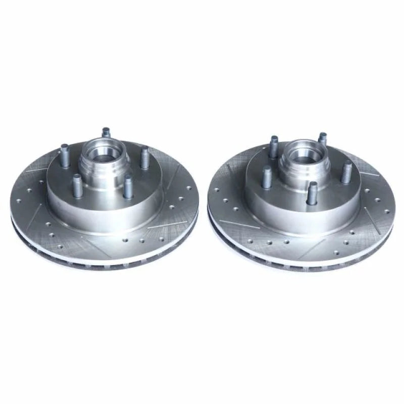 Power Stop Drilled & Slotted Rotors Pair Front fits Ford Ranger / 2001-2002 Ford Ranger Edge / 1998 Ford Ranger Splash / 1...