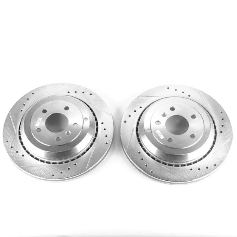 Power Stop Drilled & Slotted Rotors Pair Rear fits 55 Mercedes-Benz G55 / 2007-2009 Mercedes-Benz GL320 / 2010-2012 Merced...