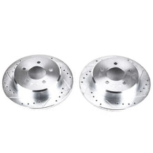 Load image into Gallery viewer, Power Stop Drilled &amp; Slotted Rotors Pair Rear fits Chrysler Town / 1997-2007 Chrysler Town &amp; / 2006 2007 Dodge Caravan / 2...