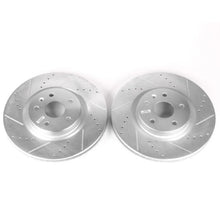 Load image into Gallery viewer, Power Stop Drilled &amp; Slotted Rotors Pair fits 2014-2017 Buick Regal / 2016 2017 Buick Regal SPORT / 2013-2019 Cadillac XTS
