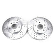 Load image into Gallery viewer, Power Stop Drilled &amp; Slotted Rotors Pair fits 2014-2018 Ford C-Max / 2012-2018 Ford Focus Electric / 2012-2018 Ford Focus ...