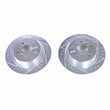 Load image into Gallery viewer, Power Stop Drilled &amp; Slotted Rotors Pair fits 2014-2021 BMW I3 / 2018-2021 BMW I3S / 2024 Mini Cooper John / 2020-2024 Min...