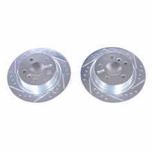 Load image into Gallery viewer, Power Stop Drilled &amp; Slotted Rotors Pair fits 2014-2021 BMW I3 / 2018-2021 BMW I3S / 2024 Mini Cooper John / 2020-2024 Min...