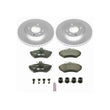 Load image into Gallery viewer, Power Stop Euro-Stop Front Brake Kit fits 1995-2002 Volkswagen Cabrio / 1993-1999 Volkswagen Golf / 1990-1999 Volkswagen J...