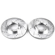 Load image into Gallery viewer, Power Stop Evolution Drilled &amp; Slotted Front Rotors - Pair fits 1995-2004 Toyota Tacoma - Main Product View