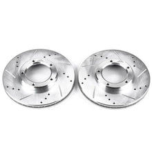Load image into Gallery viewer, Power Stop Evolution Drilled &amp; Slotted Front Rotors - Pair fits 1995-2004 Toyota Tacoma - Main Product View