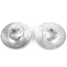 Load image into Gallery viewer, Power Stop Evolution Drilled &amp; Slotted Front Rotors - Main Product View