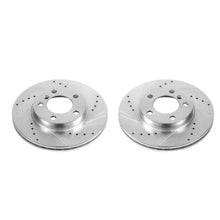 Load image into Gallery viewer, Power Stop Evolution Drilled &amp; Slotted Front Rotors - Main Product View
