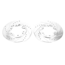 Load image into Gallery viewer, Power Stop Evolution Drilled &amp; Slotted Rear Rotors - Main Product View