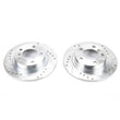 Load image into Gallery viewer, Power Stop Evolution Drilled &amp; Slotted Rear Rotors - Main Product View