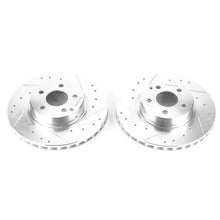 Load image into Gallery viewer, Power Stop Evolution Drilled &amp; Slotted Rotors - Main Product View
