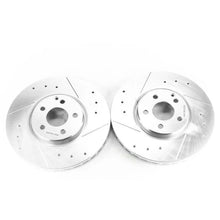 Load image into Gallery viewer, Power Stop Evolution Drilled &amp; Slotted Rotors - Main Product View