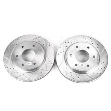 Load image into Gallery viewer, Power Stop Evolution Drilled &amp; Slotted Rotors - Main Product View