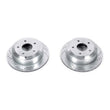 Load image into Gallery viewer, Power Stop Evolution Drilled &amp; Slotted Rotors - Pair Rear fits 2005-2006 Pontiac GTO - Main Product View