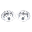 Load image into Gallery viewer, Power Stop Evolution Drilled &amp; Slotted Rotors - Pair Rear fits Audi A6 / 1998-2001 Audi A6 Quattro Avant - Main Product View