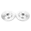 Load image into Gallery viewer, Power Stop Evolution Drilled &amp; Slotted Rotors - Main Product View