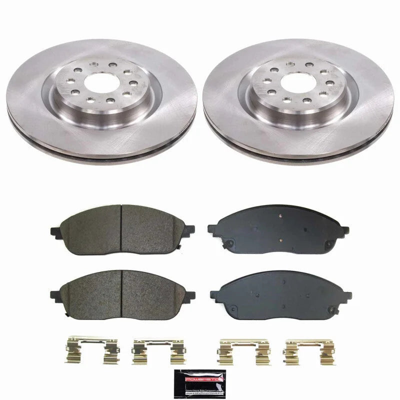 Power Stop Front Autospecialty Brake Kit (Brake Code BR8) fits 2022-2024 Jeep Grand Cherokee / 2022-2024 Jeep Grand Cherok...