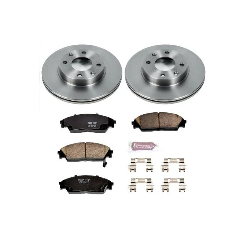 Power Stop Front Autospecialty Brake Kit fits 1990-1991 Honda Civic RT 4WD / 1990-1991 Honda CRX Si - Main Product View