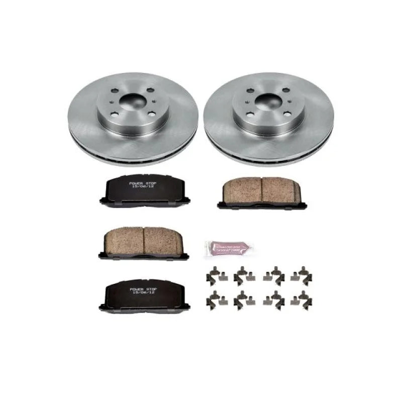Power Stop Front Autospecialty Brake Kit fits 1990-1992 Geo Prizm Gsi / 1990-1991 Toyota Corolla GTS / 1987-1989 Toyota MR...