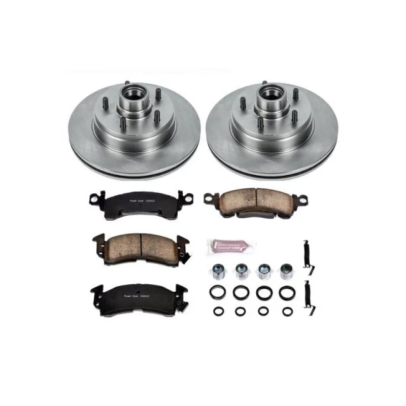 Power Stop Front Autospecialty Brake Kit fits 1991-1996 Buick Roadmaster / 1991 Cadillac Brougham / 1993-1996 Cadillac Fle...