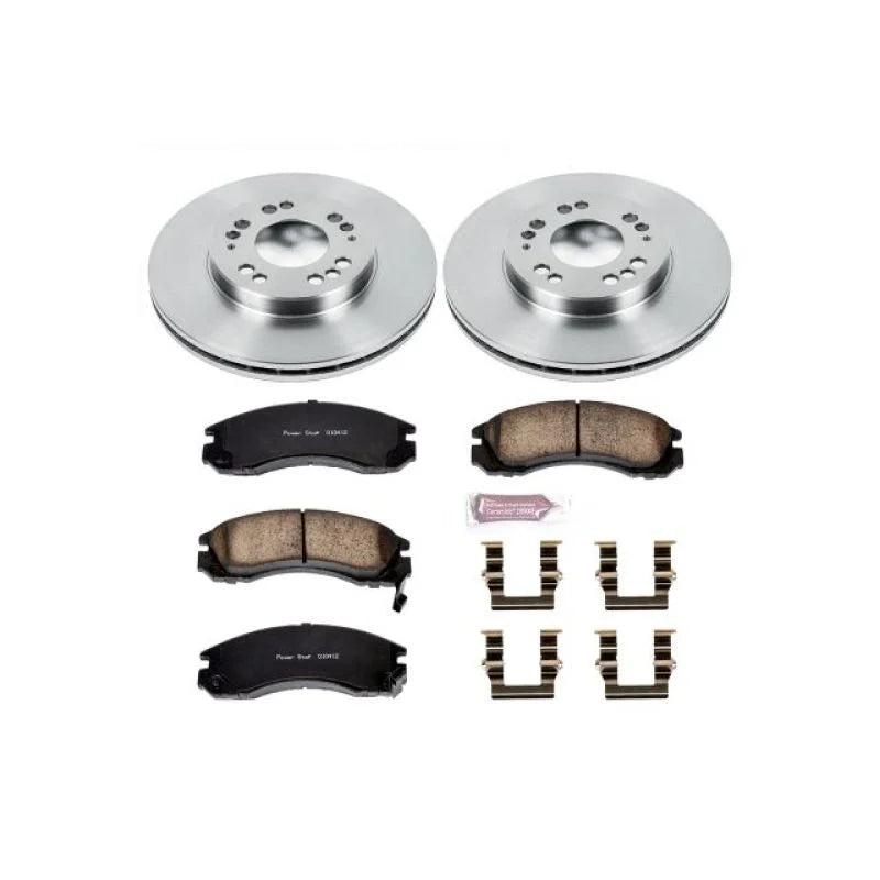 Power Stop Front Autospecialty Brake Kit fits 1991-1996 Dodge Stealth / 1993-1997 Eagle Talon TSI / 1991-1999 Mitsubishi 3...