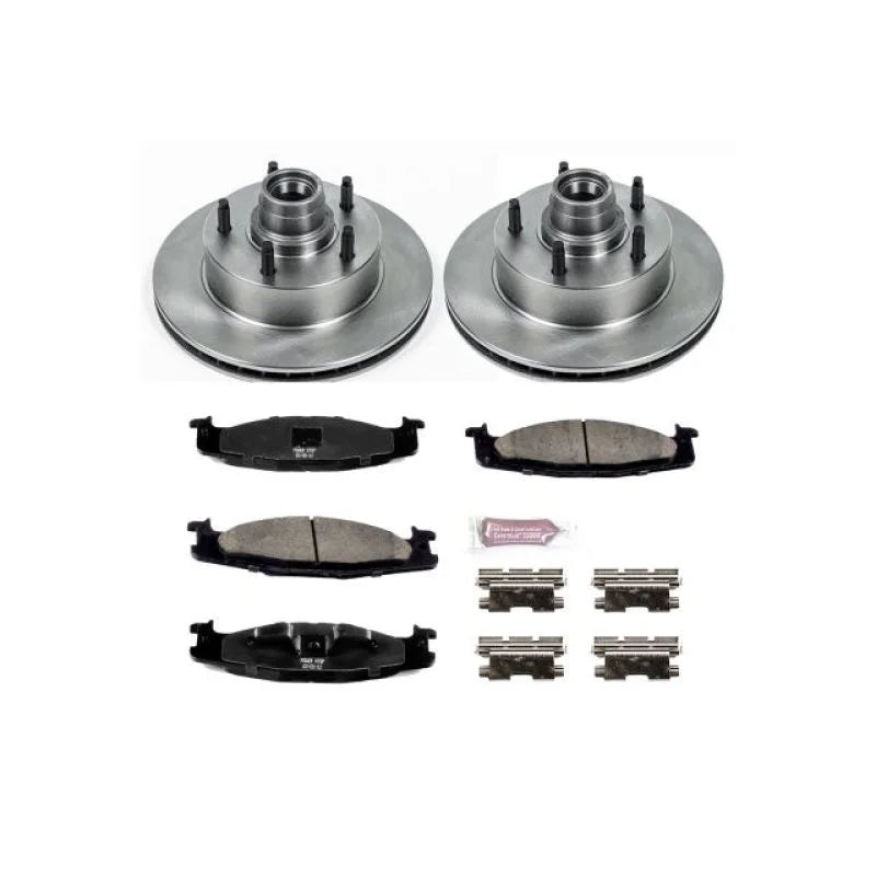 Power Stop Front Autospecialty Brake Kit fits 1994-2001 Ford E-150 Econoline / 1994-1996 Ford F-150 - Main Product View