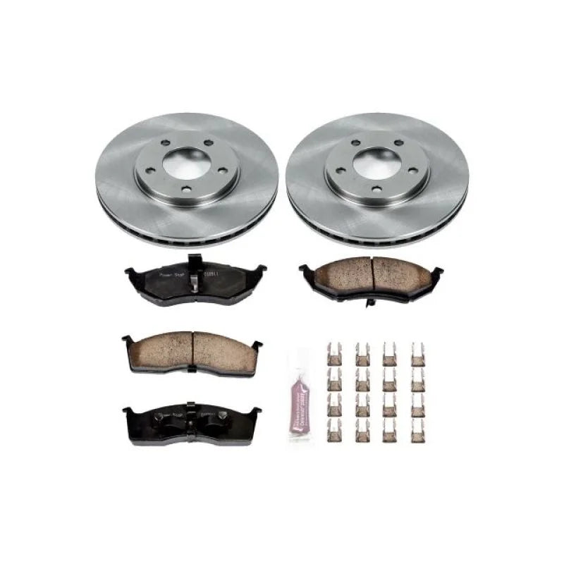 Power Stop Front Autospecialty Brake Kit fits 1996 Chrysler Town & COUNTRY / 1996 Dodge Caravan / 1996 Dodge Grand Caravan
