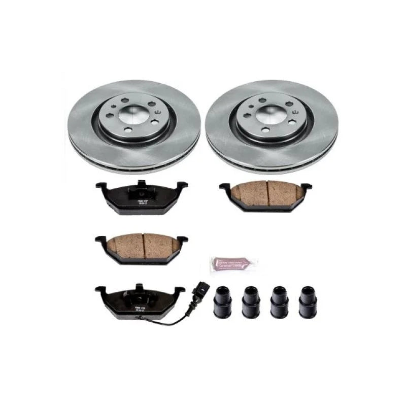 Power Stop Front Autospecialty Brake Kit fits 1999-2006 Volkswagen Beetle / 1999-2006 Volkswagen Golf / 1999-2005 Volkswag...