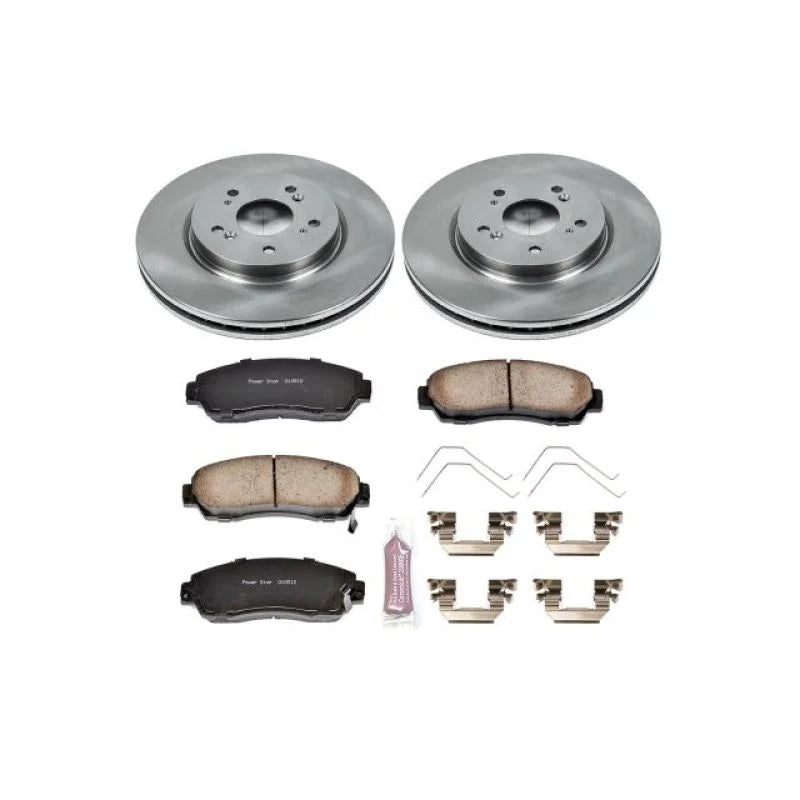 Power Stop Front Autospecialty Brake Kit fits 2011 Honda Accord Crosstour / 2012-2016 Honda CR-V / 2012-2015 Honda Crosstour