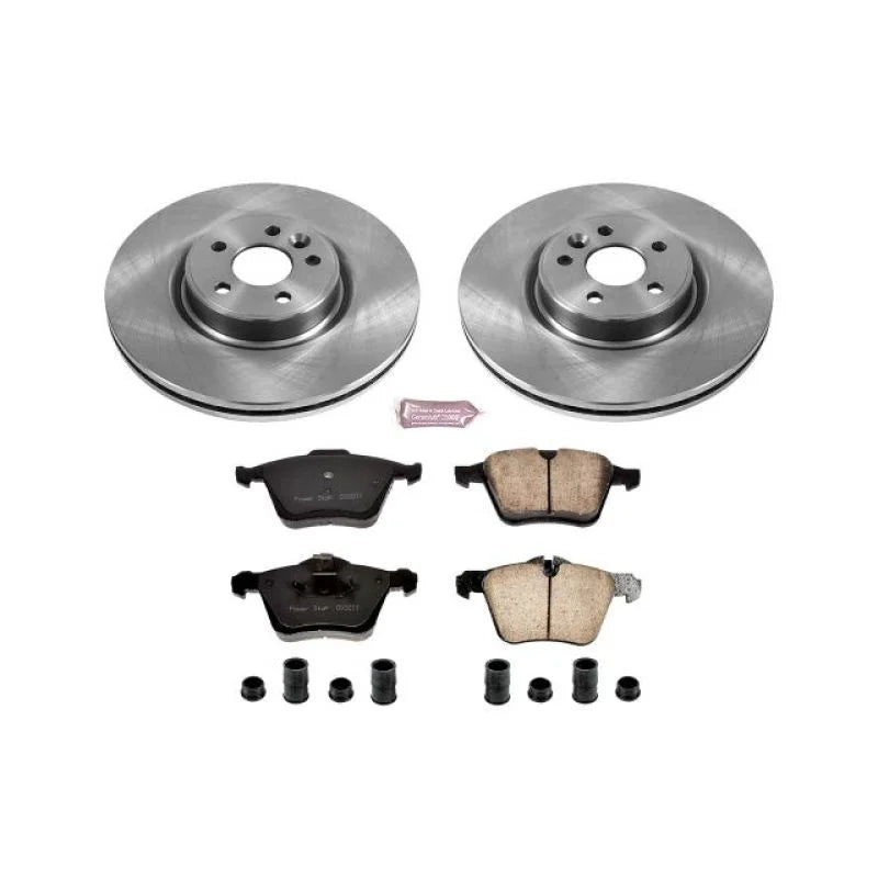 Power Stop Front Autospecialty Brake Kit fits 2011-2014 Volvo S60 / 2007-2014 Volvo S80 / 2015-2017 Volvo V60 - Main Produ...
