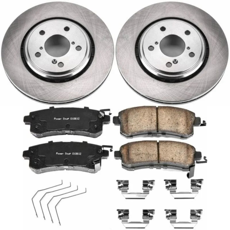 Power Stop Front Autospecialty Brake Kit fits 2015-2017 2019-2025 Honda Odyssey / Passport - Main Product View