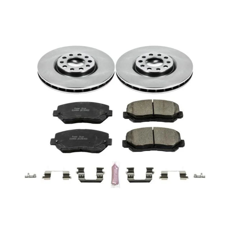 Power Stop Front Autospecialty Brake Kit fits 2015-2017 Chrysler 200 / 2015-2017 Chrysler 200 C / 2013-2016 Dodge DART Aer...