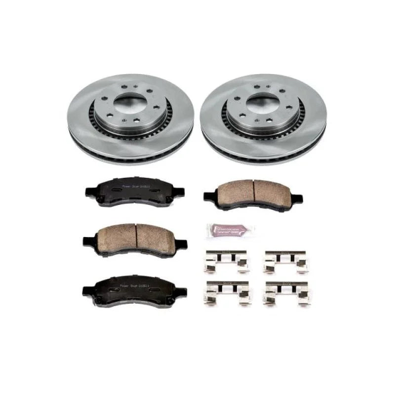 Power Stop Front Autospecialty Brake Kit fits Buick Rainier / 2006 2007 Buick Rainier Cxl / 2008 Chevrolet TrailBlazer / 2...