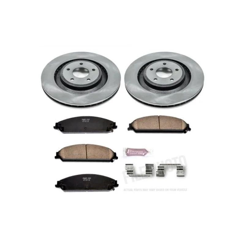 Power Stop Front Autospecialty Brake Kit fits Chrysler 200 / 2013 2014 Chrysler 200 LIMITED / 2013 2014 Dodge AVENGER R/T ...