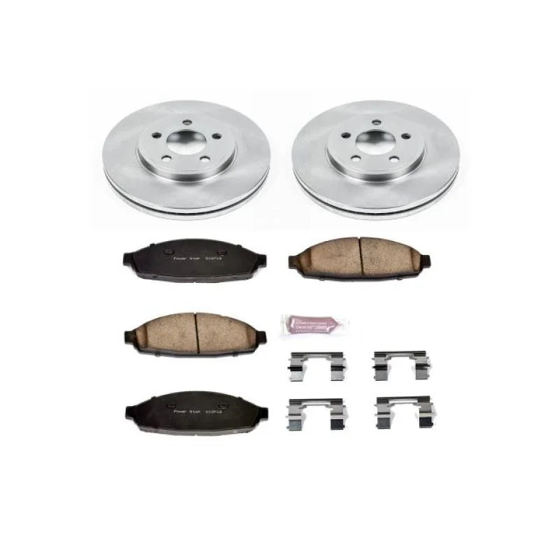 Power Stop Front Autospecialty Brake Kit fits Ford Crown / 2003-2011 Ford Crown Victoria / 2003-2010 Lincoln Town Car - Ma...