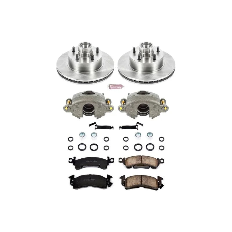 Power Stop Front Autospecialty Brake Kit w/Calipers fits 1979-1981 1985 1986 Buick LeSabre / 1982-1985 Buick LeSabre Custo...