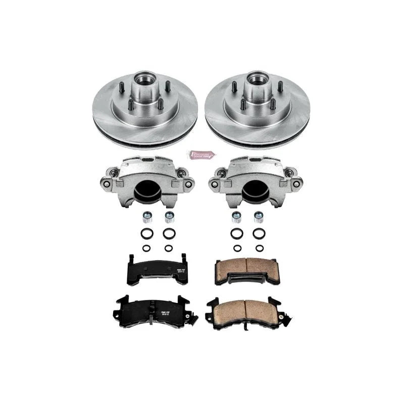 Power Stop Front Autospecialty Brake Kit w/Calipers fits 1982-1995 Buick / Chevrolet / GMC