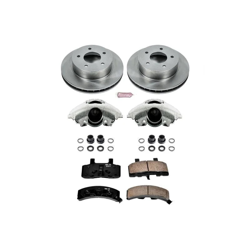 Power Stop Front Autospecialty Brake Kit w/Calipers fits 1990-2002 Chevrolet Astro / 1990-2002 GMC Safari