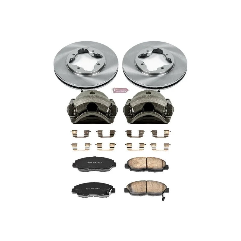 Power Stop Front Autospecialty Brake Kit w/Calipers fits 1997 Acura CL / 1993 Honda Accord 10TH Anniversary / 1996 Honda A...