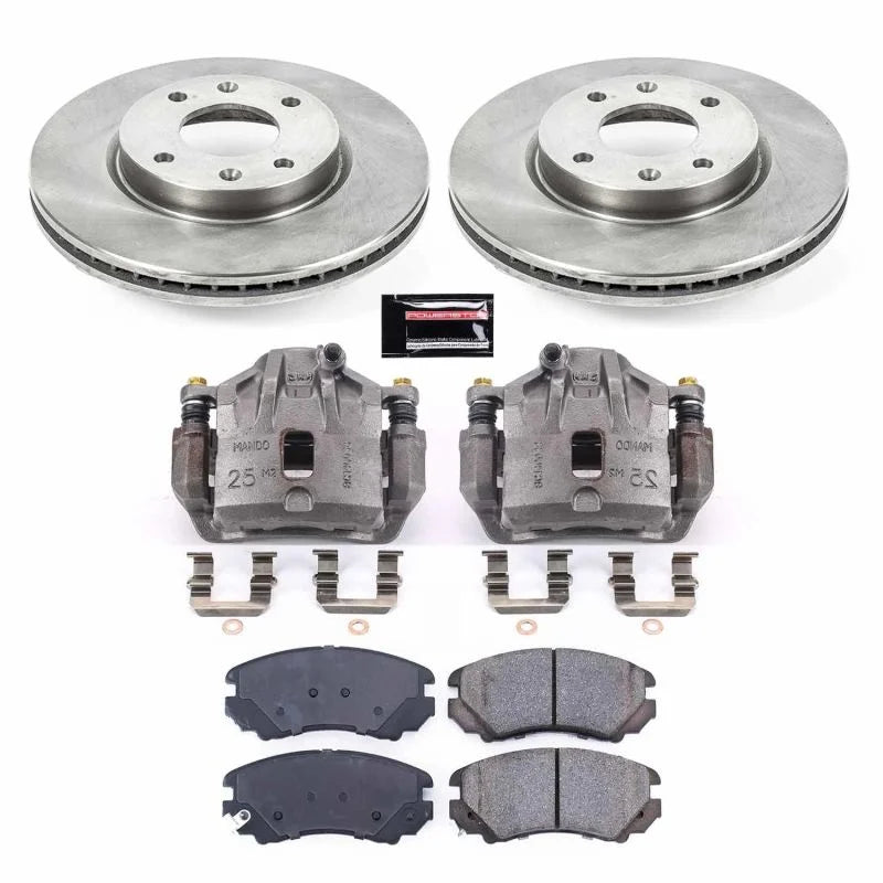 Power Stop Front Autospecialty Brake Kit w/Calipers fits 2003-2004 Hyundai Sonata / 2004-2005 Hyundai Sonata GL / 2003-200...