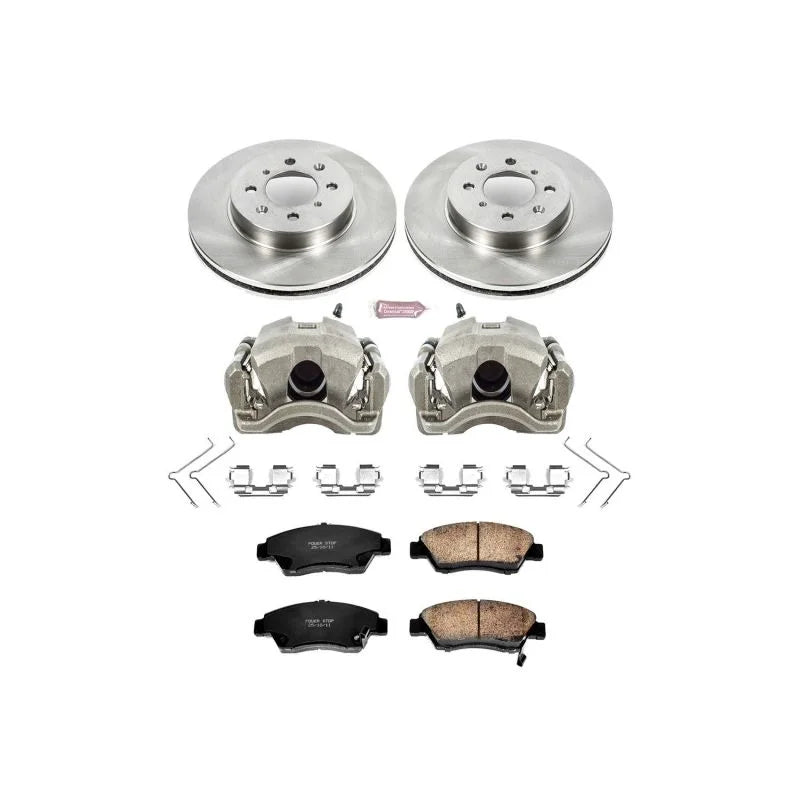 Power Stop Front Autospecialty Brake Kit w/Calipers fits 2003-2005 Honda Civic Hybrid