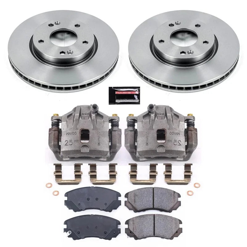Power Stop Front Autospecialty Brake Kit w/Calipers fits 2003-2005 Hyundai Tiburon
