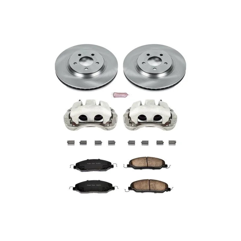 Power Stop Front Autospecialty Brake Kit w/Calipers fits 2005-2010 Ford Mustang